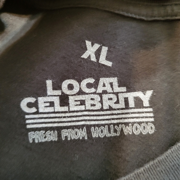 Local Celebrity Graphic Black T-Shirt Rocky XL Mens - Picture 11 of 11